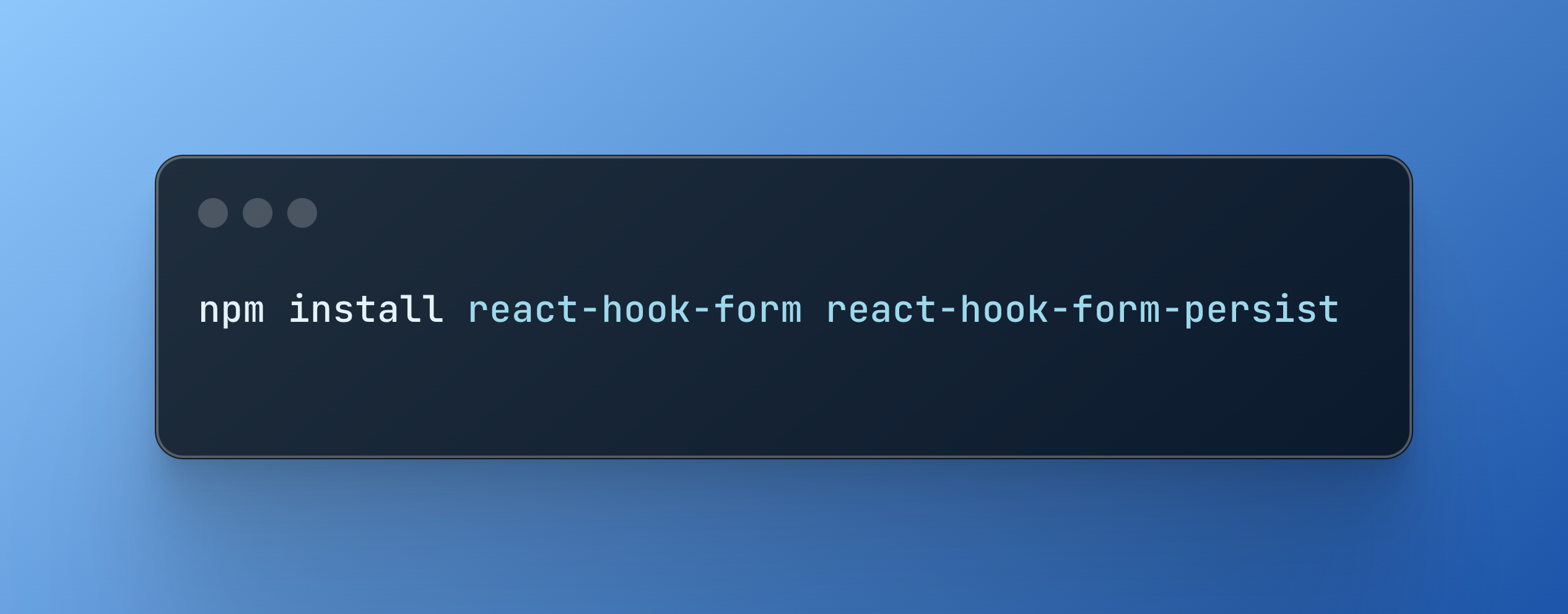 Effortless ways to Persist Form Data in React Applications using react-hook-form-persist